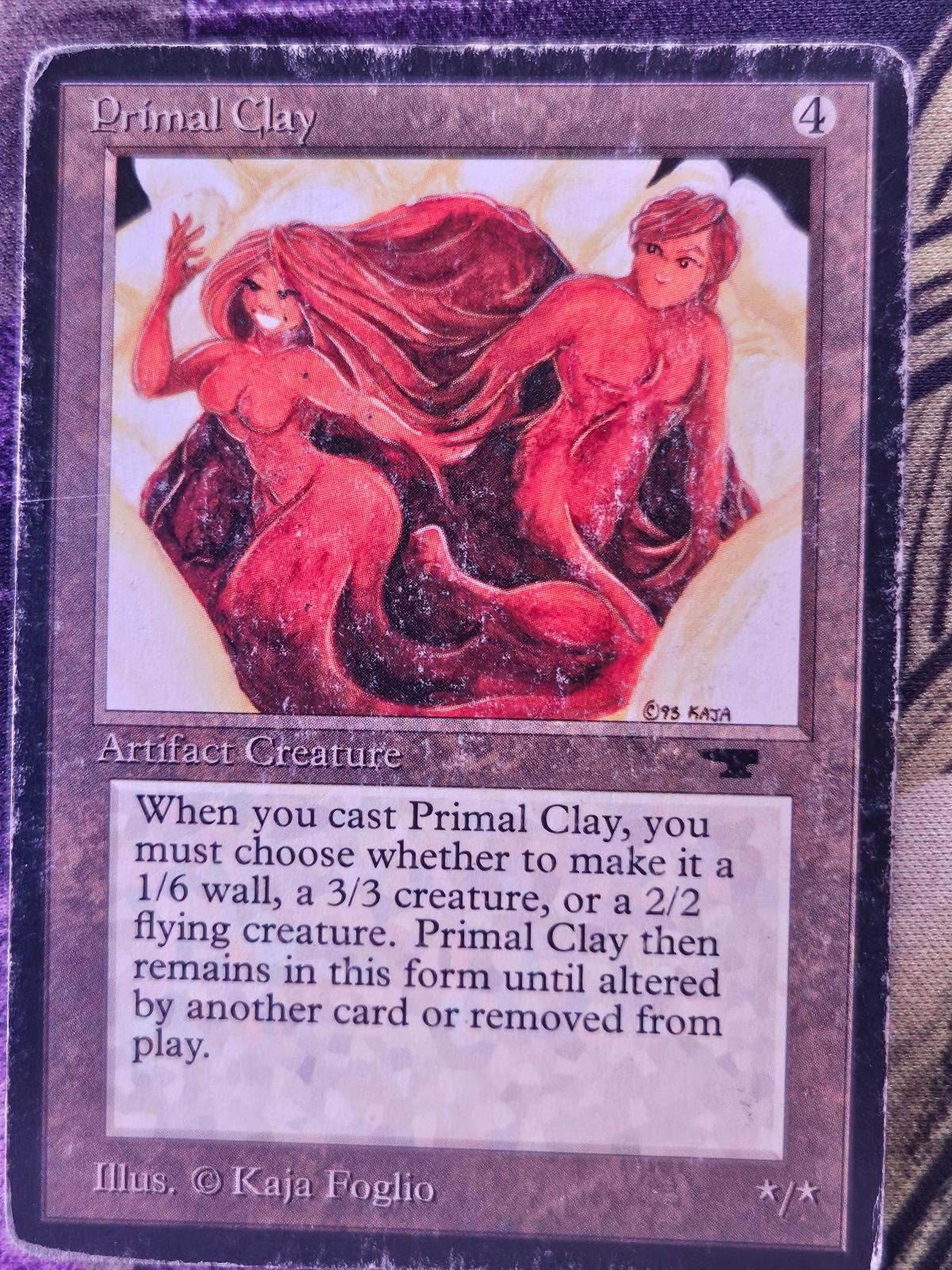 Primal Clay Uncommon Antiquities Magic: The Gathering Heavily Played