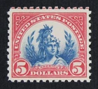 CKStamps: US Stamps Collection Scott#573 $5 Mint NH OG CV$190
