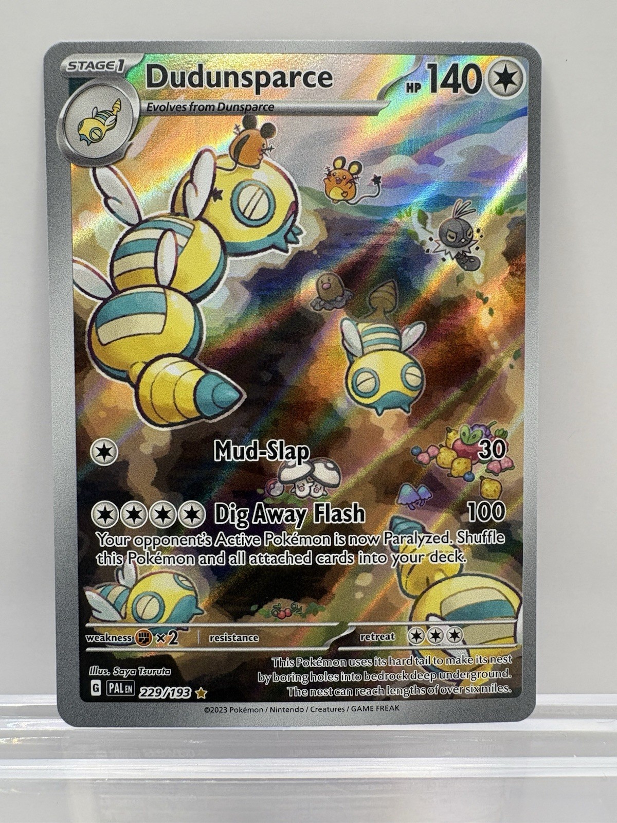 Dudunsparce 229/193 Sv02: Paldea Evolved Holo NM