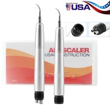 Dental Ultrasonic Air Perio Scaler Handpiece Hygienist 2/4 Holes With 3 Tips