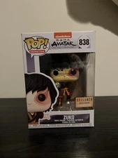 Funko Pop Avatar Zuko #838 Box Lunch Exclusive Glow in the Dark
