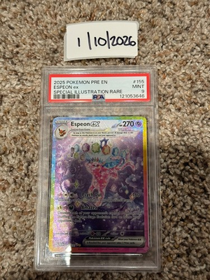 #ad #ad Espeon ex 155 131 Sv: Prismatic Evolutions Holo $220.00