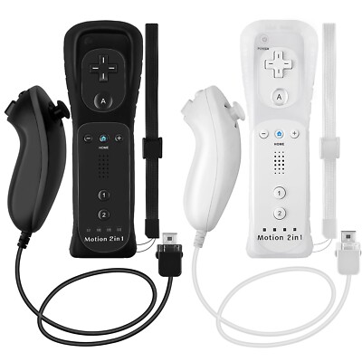 Wii Remote Controllers Built in Motion Plus Compatible for Nintendo Wii U Wii
