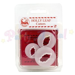 FMM-Sugarcraft-Holly-Leaf-Cutter-Set-of-3-Christmas-Cakes