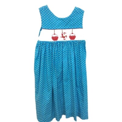 Christmas smocked Santa dress Size 6/7 | eBay Christmas smocked Santa dress Size 6/7 | eBay