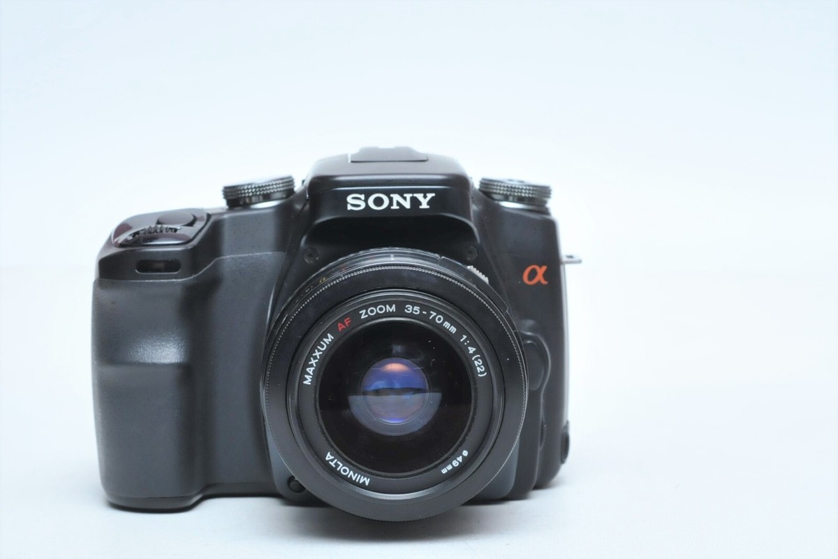 Sony Alpha A100 DSLR Camera W/Minolta AF 35-70mm Lens | eBay Sony Alpha A100 DSLR Camera W/Minolta AF 35-70mm Lens | eBay