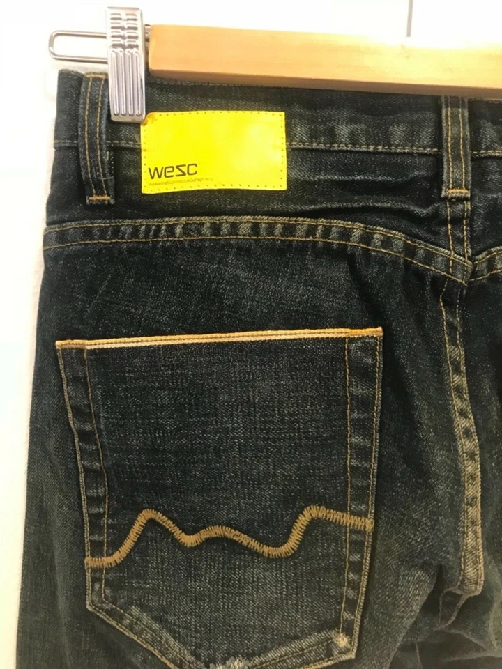 Pantalones de mezclilla para mujer WESC talla 26 ropa de calle vintage Foto 4 de 4