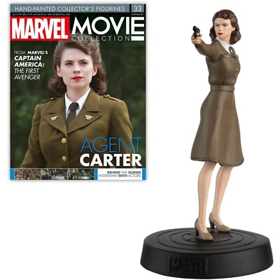 Eaglemoss Marvel Movie Collection #33 Agent Peggy Carter New W/Magazine