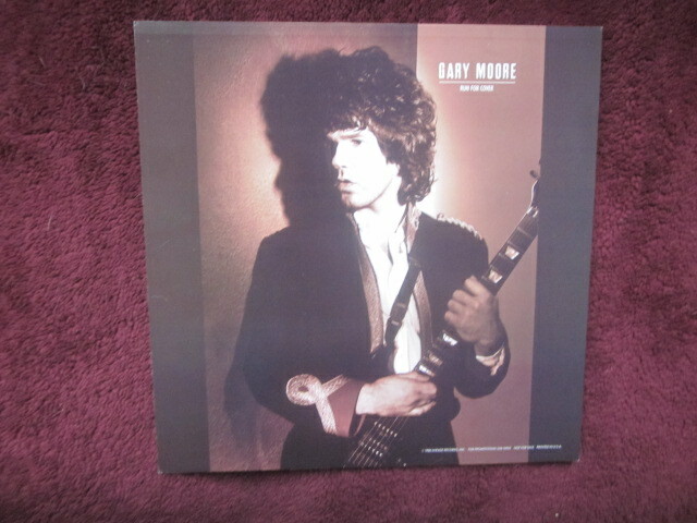 Gary Moore 1986 Run For Cover 12x12 Promo 2-Sided Cover Flat Poster Phil Lynott