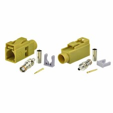 5-Pack Fakra K Female Curry RG316 RG174 Cable Connector for Car Sirius XM Radio
