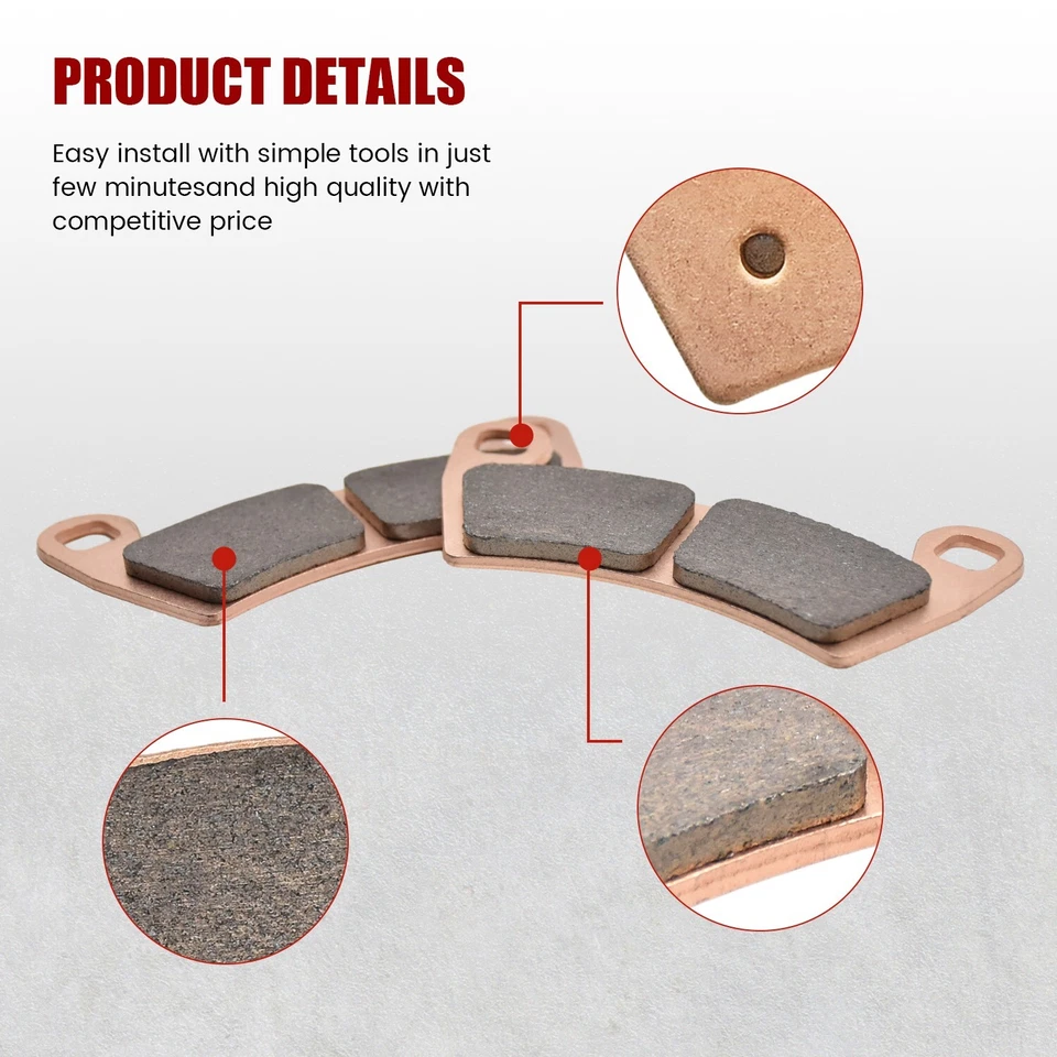 Juego de pastillas de freno F+R para Polaris Ranger Crew & Ranger Crew XP 1000 2019-2022   Foto 2 de 4