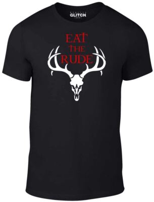 VATUYAGB Eat The Rude T-Shirt - Funny T Shirt Retro Hannibal - Foto 11