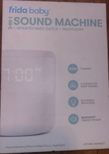 Frida Baby 3-in-1 Sound Machine  Sleep Trainer  Nightlight