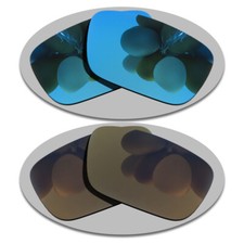 Sky Blue Copper Replacement Lenses For-Spy Optic Dirk Polarized Anti-Scratch