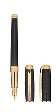 S.T. Grand stylo plume Dupont James Bond 007 noir et or, 410048, neuf dans sa boîte