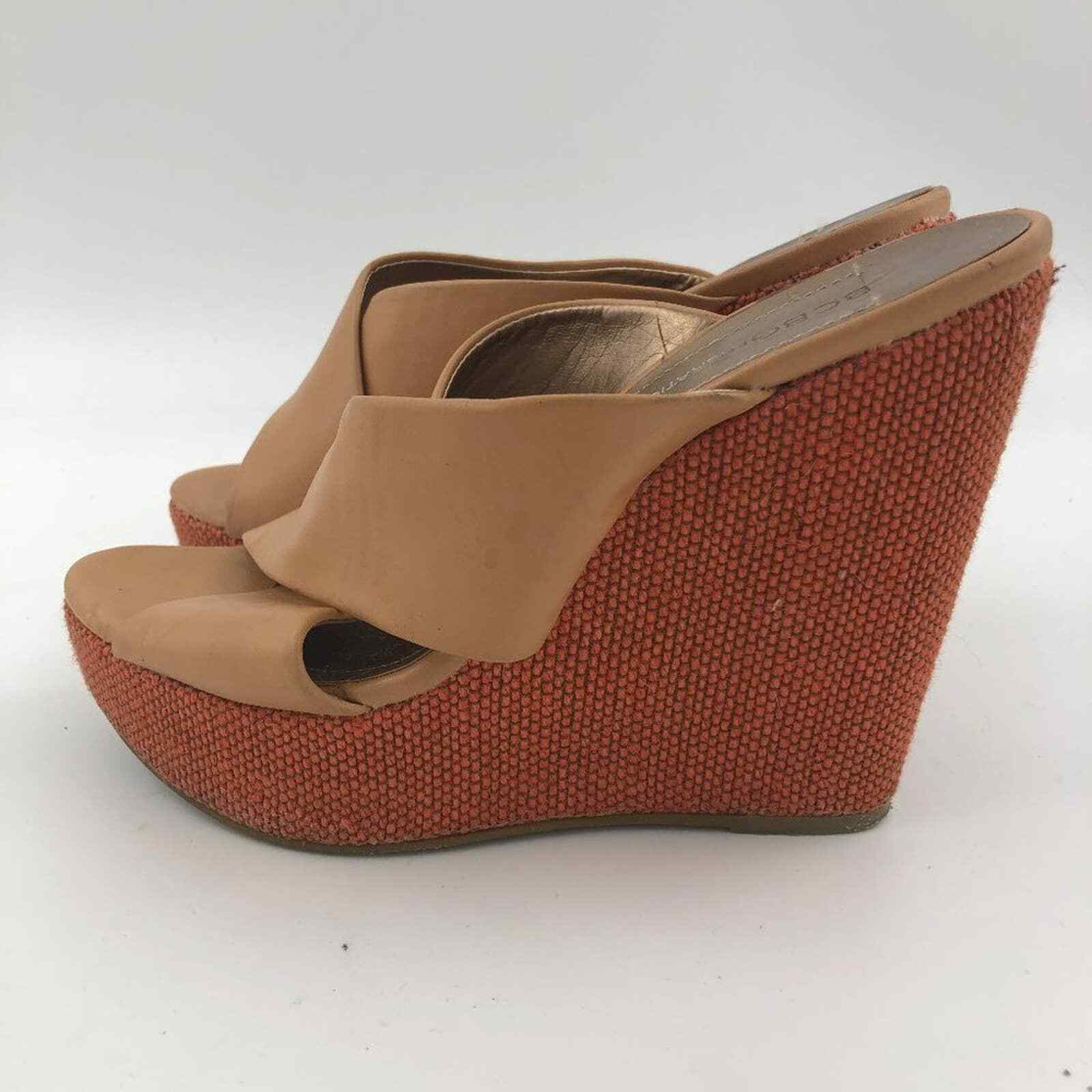 BCBGeneration 'Imagene' Platform Wedge Sandals Ta… - image 5