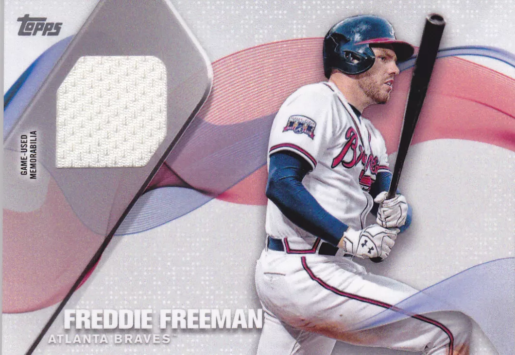 2017 Topps Freddie Freeman Jersey Major League Materials Atlanta Braves