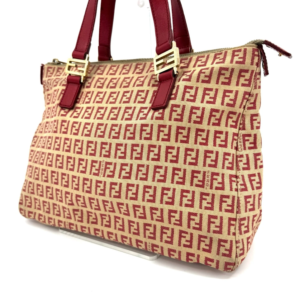 FENDI Hand Bag Zucchino Pink Authentic - Image 2 of 4