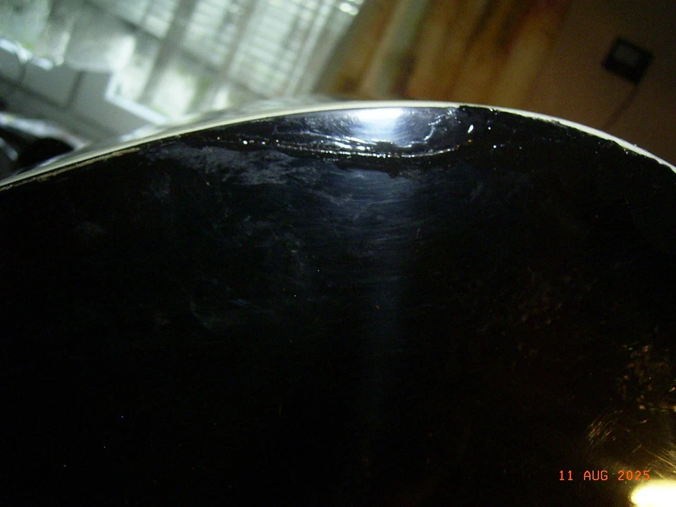 6-saitige Westerngitarre C.Giant schwarz mit Gebr.-Lager- u. Rep.-Spuren - Bild 3 von 4