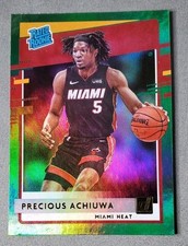2020-21 Panini Donruss - Rated Rookies Precious Achiuwa #235 Green Flood (RC)