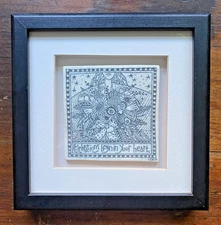 Marsha McCarthy "Celebrations Begin in Your Heart" 8x8" Framed Tile Drawing