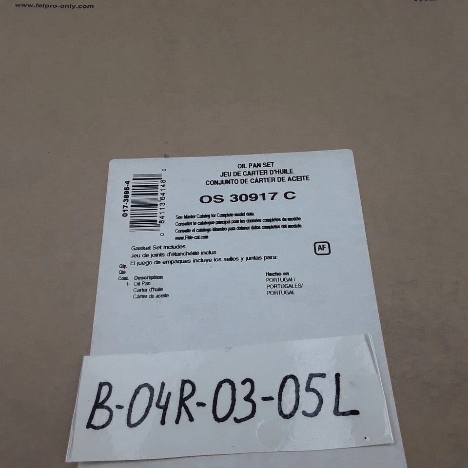 Lower Engine Oil Pan Gasket Set Fits Geo Prizm Toyota Corolla Celica (1993-1997) - Image 3 of 3