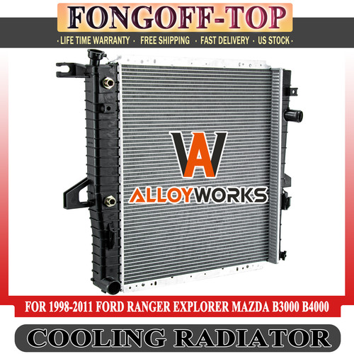 RADIATOR FIT 1998-2011 FORD RANGER EXPLORER MAZDA B4000 B3000 3.0L 4.0L ...