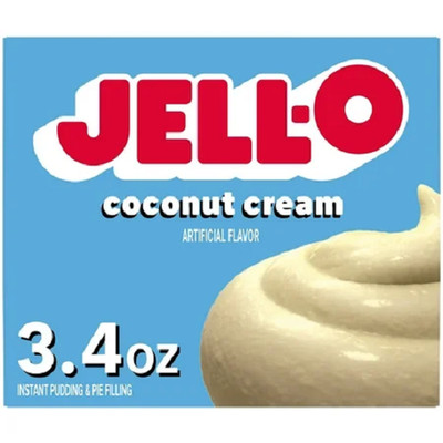 Jell-O Coconut Cream Pudding and Pie Filling