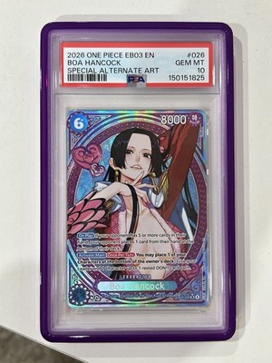 ワンピース カードゲーム [PSA10] BOA HANCOCK EB03-026 Boa Hancock EB03-026 One Piece Heroines SP Alternate Art PSA 10 | eBay