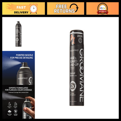 Temporary Hair & Beard Color Spray, Quick-Drying, Long-Lasting, Precision Nozzle