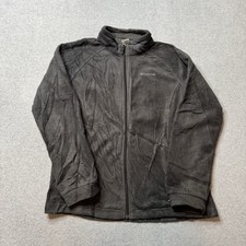 Columbia Jacket Boys XL Black Fleece Full Zip Pockets Outdoors Hiking Casual