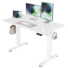 Electric Standing Desk Height Adjustable 120 X 60Cm Sit Stand Home Office Desk