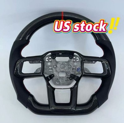 US stock For Ford Mustang 2024-2025 GT S650 real carbon fiber steering wheel