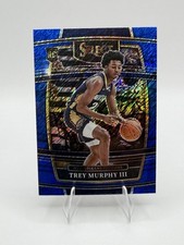 2021-22 Panini Select - Concourse Trey Murphy III #46 Blue Shimmer Prizm (RC)