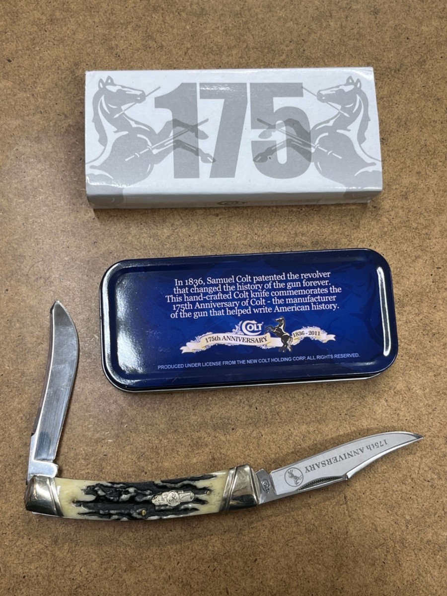 Colt CT323A 2 Blade PocketKnife 175th Anniversary-New in