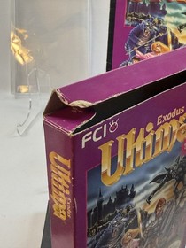 Ultima Exodus (Nintendo NES) CIB w/Rare Hint Book! - Cleaned, Tested & Working!