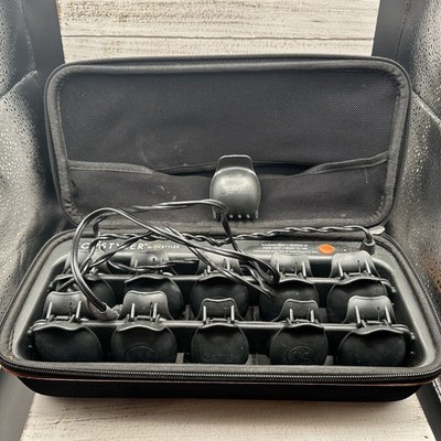 TopStyler InStyler Heated Ceramic Hair Curlers Set Case Untested Complete