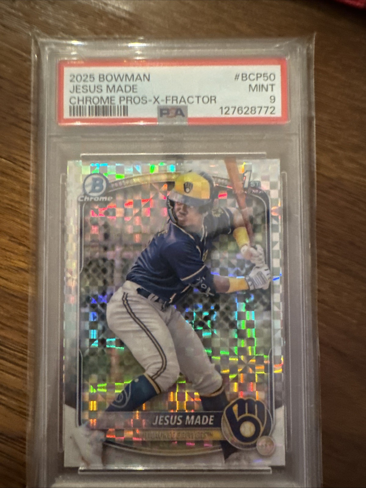 2025 Bowman - Chrome Prospects Jesus Made #BCP-50 X-Fractor (RC)