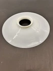 10” Dia Milk Glass Lamp Shade Reflector 2” Fitter