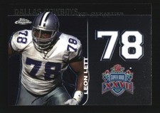 Leon Lett 2008 Topps Chrome Dynasties #DYNC-LL