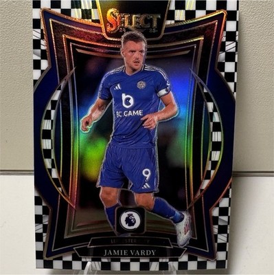 2024-25 Panini Select Premier League Jamie Vardy Checkerboard SSP Leicester City