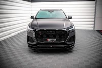 Maxton Design Frontlippe V.3 Passend FüR Audi RSQ8 Mk1 Schwarz Hochglanz