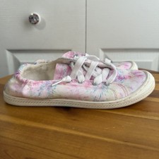 Time Tru Multicolor Tie Dye Scrunch Back Shoes Women s Size 6 Beach Coastal