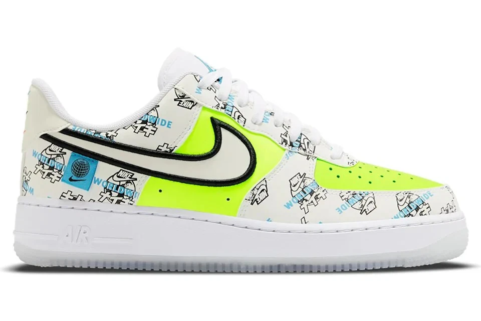 美品Nike Air Force 1 '07 Low Worldwide lv8 Nike Air Force 1 '07 LV8 Worldwide Pack - Katakana for Sale