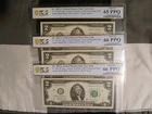 $2 Dollar 2017 Graded -  Sequence 30 - 31 - 32 - 33 - 34 -35 - Lot Of 6  - Rare