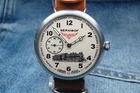 vintage soviet russian ussr watch serkisof railroad railway train locomotive 2