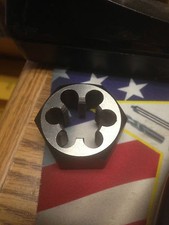 2" - 20 CARBON STEEL HEXAGONAL RE-THREADING DIE