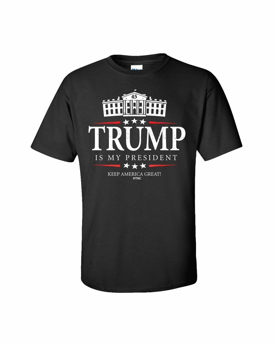 Pro Trump 2024 President 45 T-Shirt – Unisex, Black, 100% Cotton, Relaxed Fit