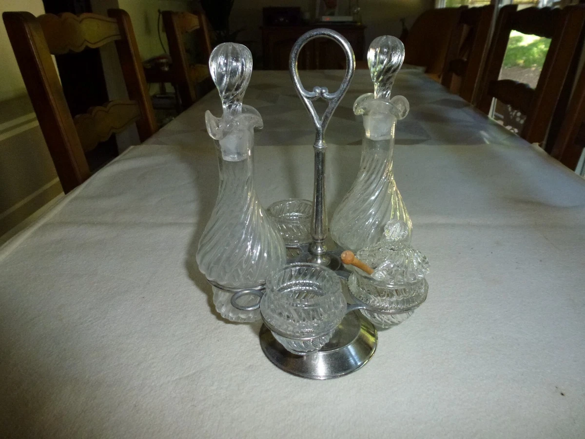 Ensemble Mobil occasion vintage huile vinaigre - Les Belles Vies