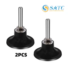 2PACK 2" Roll Lock Sanding Disc Pad Holder Quick Change Adapter with 1/4" Shank
